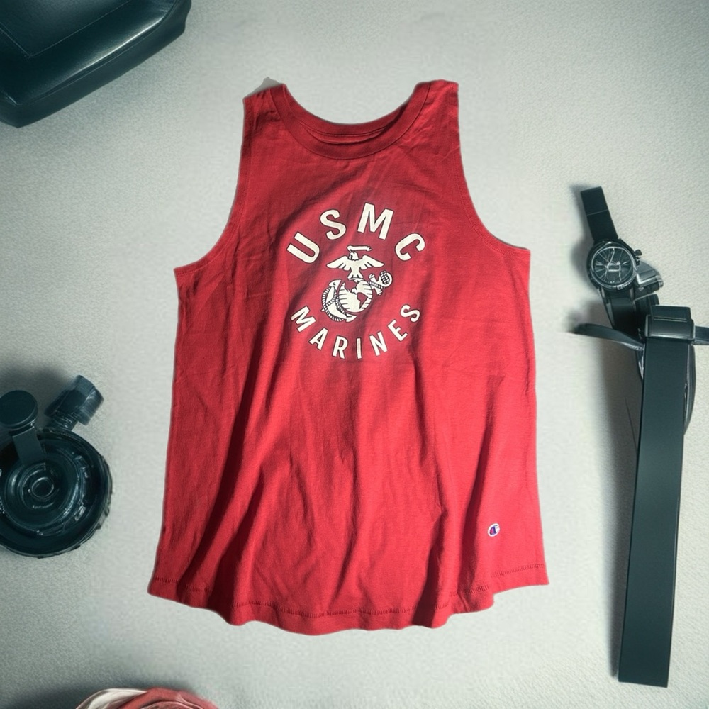 Champion Red US Marines Tank Top